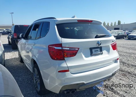 2017 BMW X3 xDrive35I из США, поврежденный, VIN 5UXWX7C50H0S19508